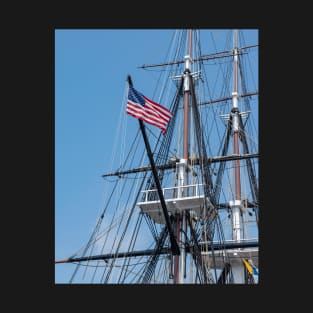 Old Glory in the Rigging. T-Shirt