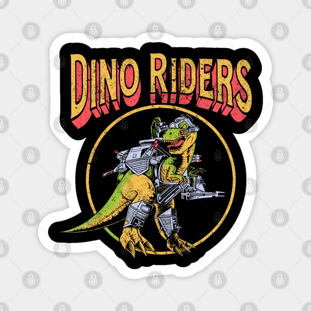 Dino-Riders The Adventure Begins 1988 Magnet by asterami