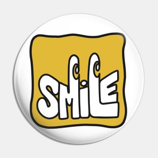 Outline Smile Pin