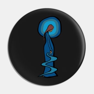 Water Woman Indigenous WAWEZHI CANADA Pin