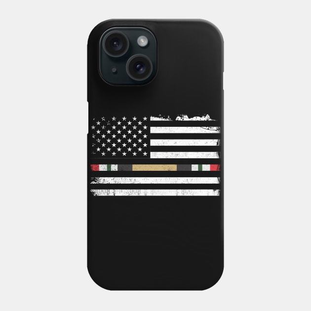 DD-214 Alumni T-Shirt for Proud, Brave Retired Iraq War Veteran Phone Case by Otis Patrick