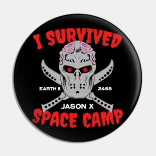 Space Camp X Survivor Pin