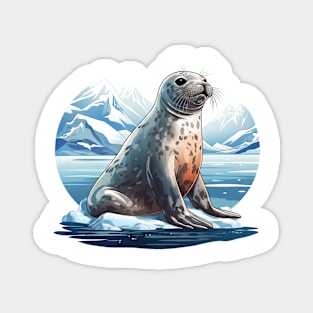 Leopard Seal Magnet