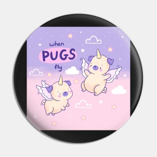 When Pugs Fly Pin