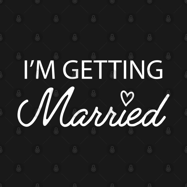 Bride / Groom - I'm getting Married by KC Happy Shop
