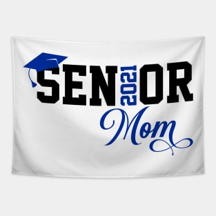 Senior Mom 2021 T-Shirt Tapestry