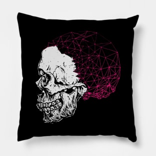 Geometric Skull Fun Pillow