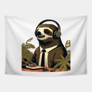 Slow and Steady: Slothful Customer Service Agent Tapestry