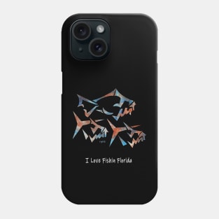 I love Fishing Florida, Patriotic Fish Phone Case