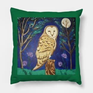 Barn Owl Pillow