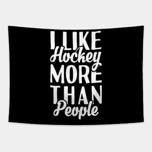 I Like Hockey Tapestry