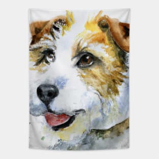 Parson Russell Terrier Watercolor - Dog Lovers Tapestry