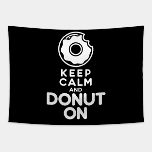 keep calm and donut on Tapestry