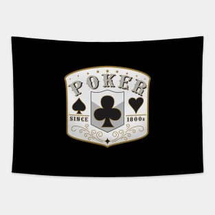 Poker 1800s Tapestry