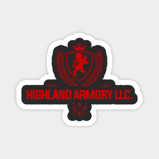 Highland Armory Red Magnet by gijimbo83