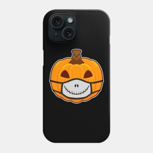 Pumpkin Halloween with Jack mask Phone Case