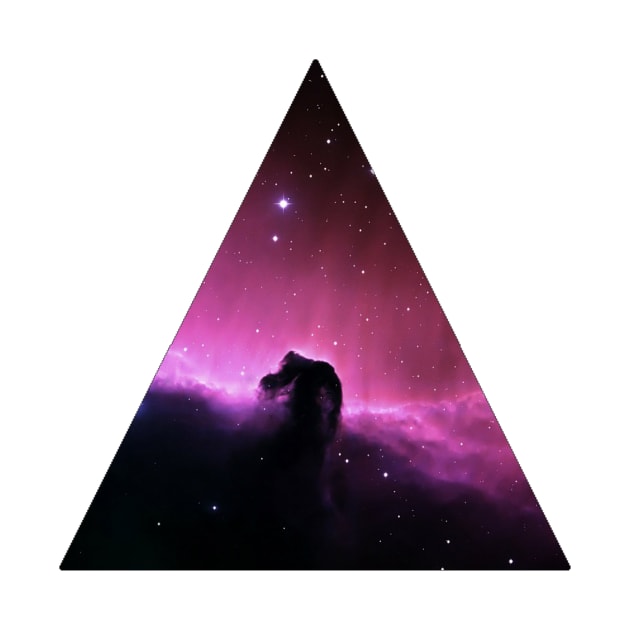 Purple Horsehead Nebula Triangle by luckylucy