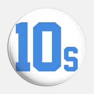 10s Tennis Player Logo by CoVA Tennis Pin