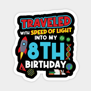 8. Birthday - Science Birthday Magnet