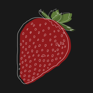 Sketch Overlay: Red Strawberry Edition T-Shirt