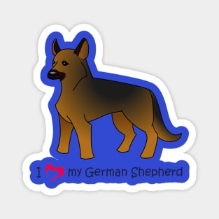 I *heart* my Shepherd Magnet