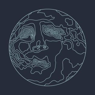 face in the moon T-Shirt