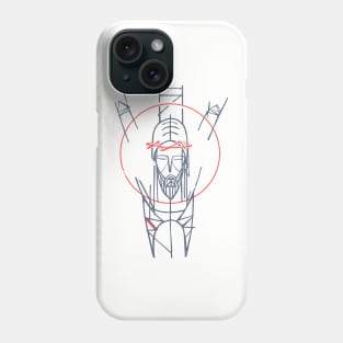 Jesus Christ Good Shepherd at the Crucifixion Phone Case