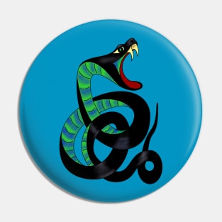 Sagacious Serpent Pin