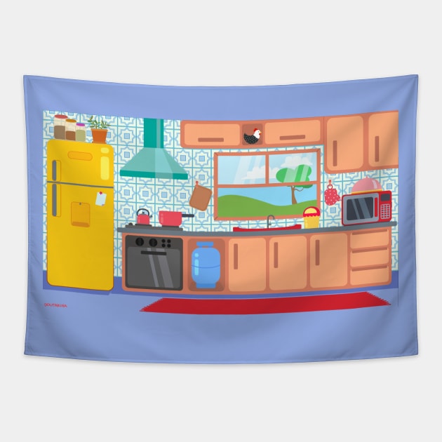 Kitchen Tapestry by Doutarina