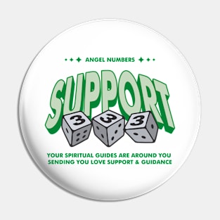 Angel Numbers 333 Support word lettering art Pin