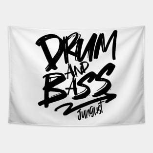 DRUM AND BASS  - Junglist Signature (black) Tapestry