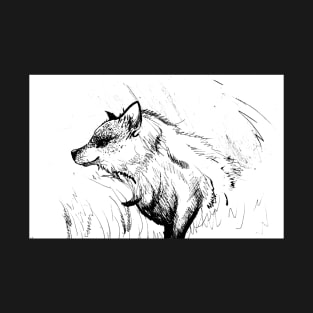 Wind swept fox - wildlife inspired art T-Shirt