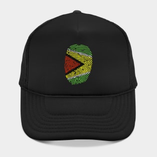 GUYANA FINGER PRINT - CARNIVAL CARIBANA TRINI PARTY DJ Hat