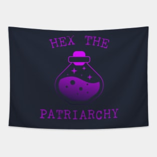 Hex The Patriarchy Femіnist Witch Funny Magical Mystical Magic potion Tapestry