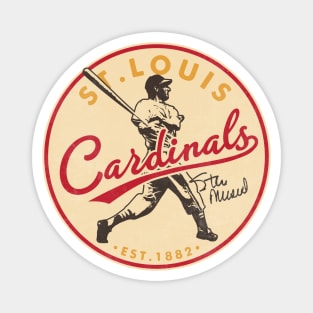 Retro St. Louis Cardinals 1 by Buck Tee Magnet