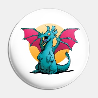 Silly Dragon Pin