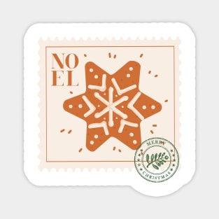 Vintage Stamp: Sweet Christmas Cookie Magnet