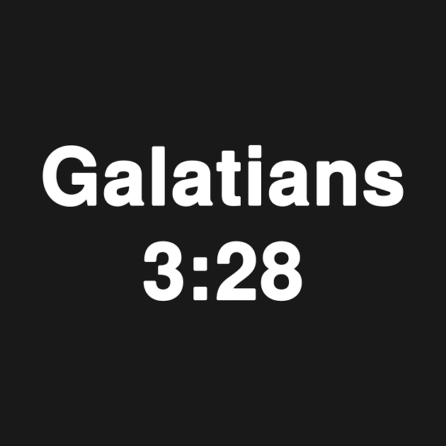 Galatians 3:28 Typography by Holy Bible Verses
