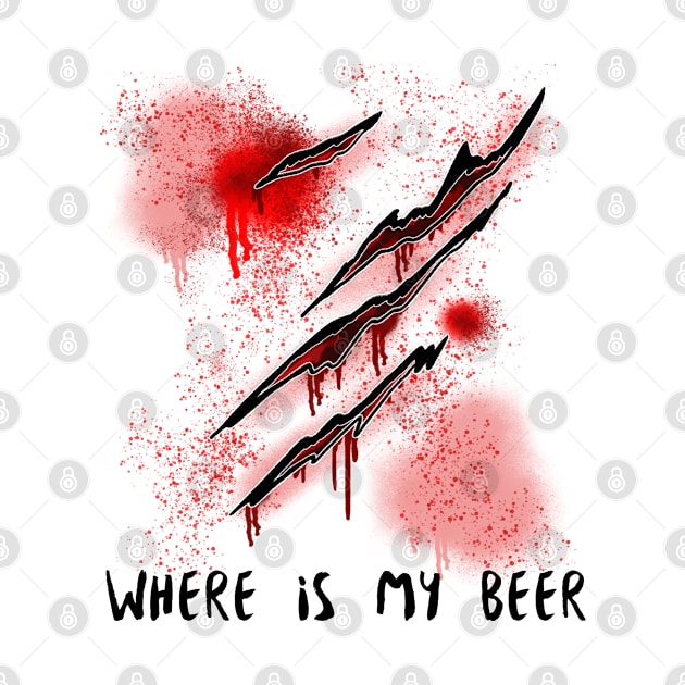 Zombie wants its beer by Trix’s corner