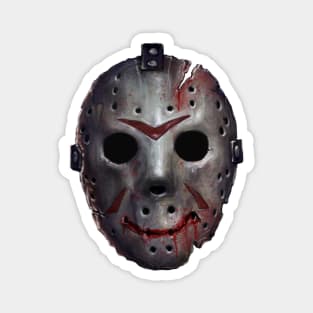 Friday 13 Mask Magnet