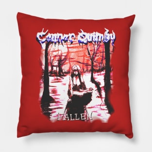 Connor Quimby - Fallen (Red) Pillow