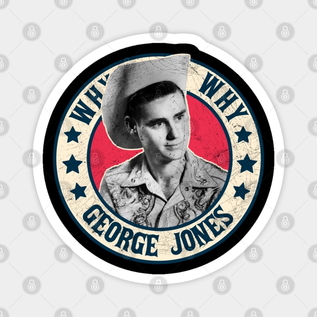 George Glenn Jones Magnet by rido public