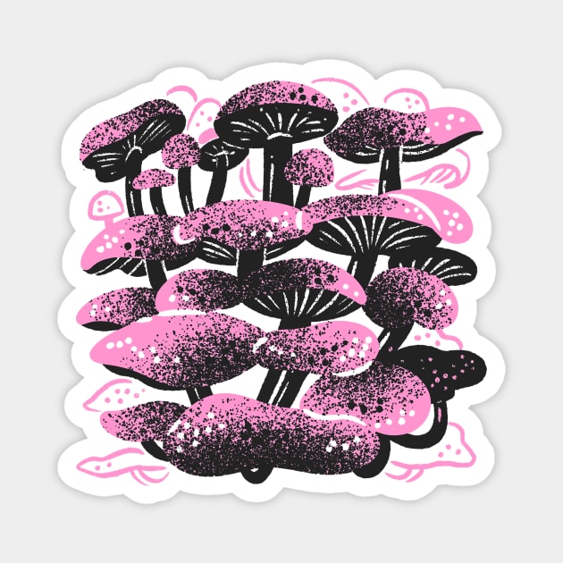 Mushroom Magnet by JordanKay