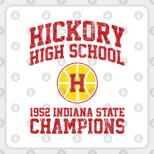 HOOSIERS hickory 1952 Indiana State Champs 