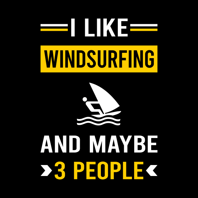 3 People Windsurfing Windsurf Windsurfer by Bourguignon Aror