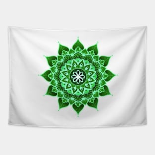 Heart Chakra Mandala (series) Tapestry