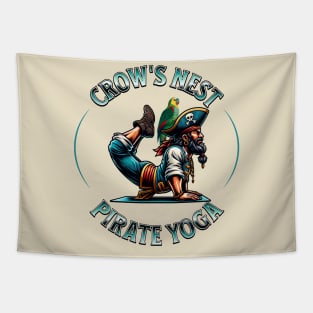 Crow's Nest Pirate Yoga Tapestry