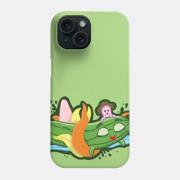 CUTECUMBER Phone Case by zendesign