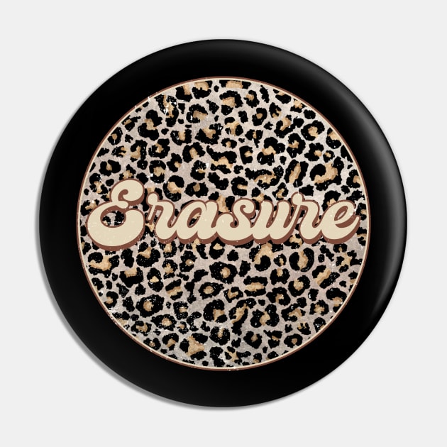 Classic Music Erasure Personalized Name Circle Birthday Pin by Friday The 13th