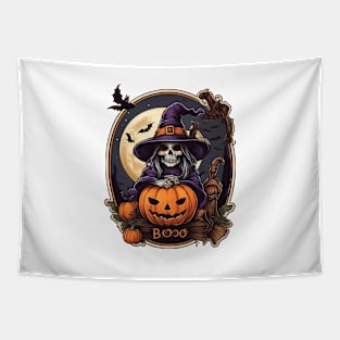 Ghost Halloween Costume Funny Tapestry